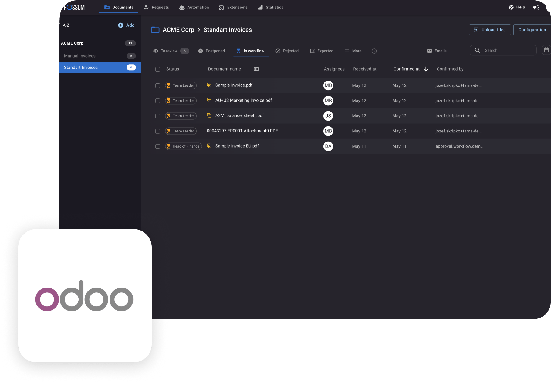 Odoo integration