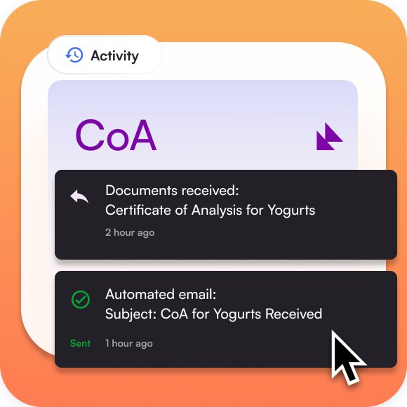 certificate of analysis automation