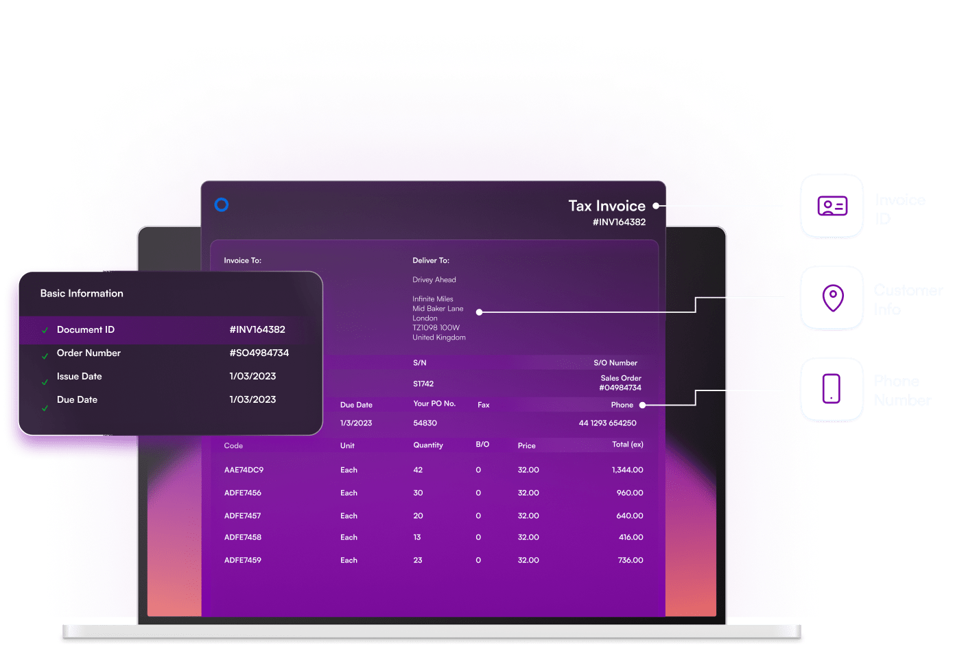 Rossum AI document processing
