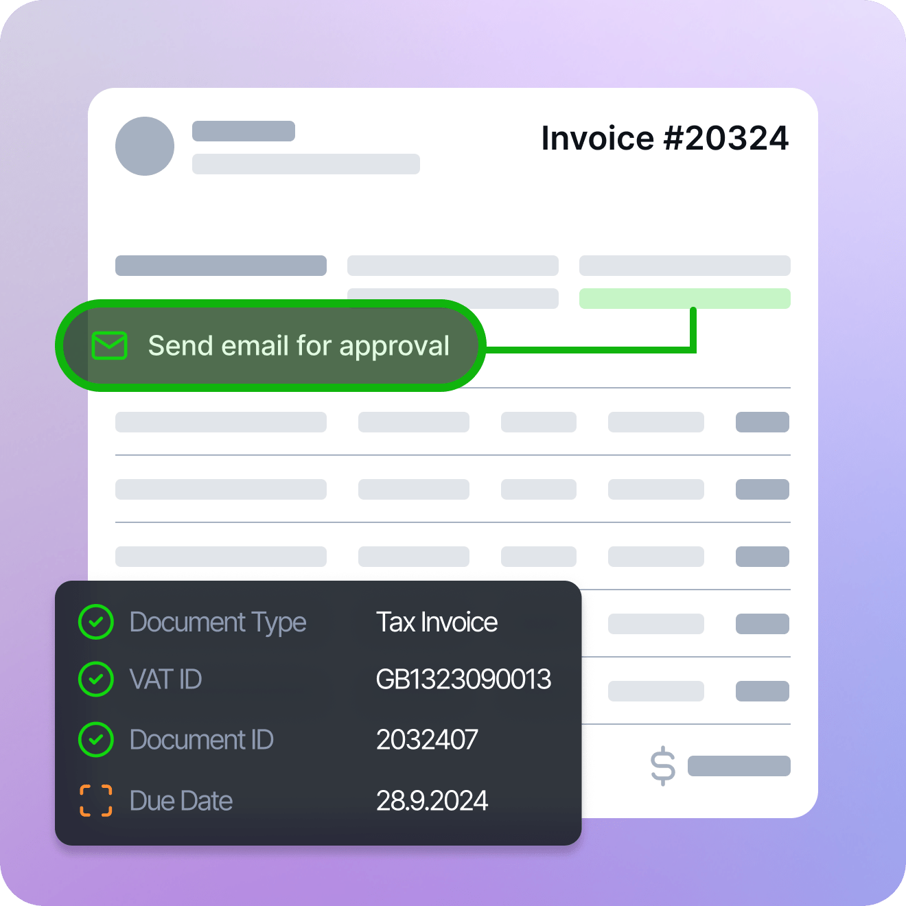 end-to-end automation with AI document processing
