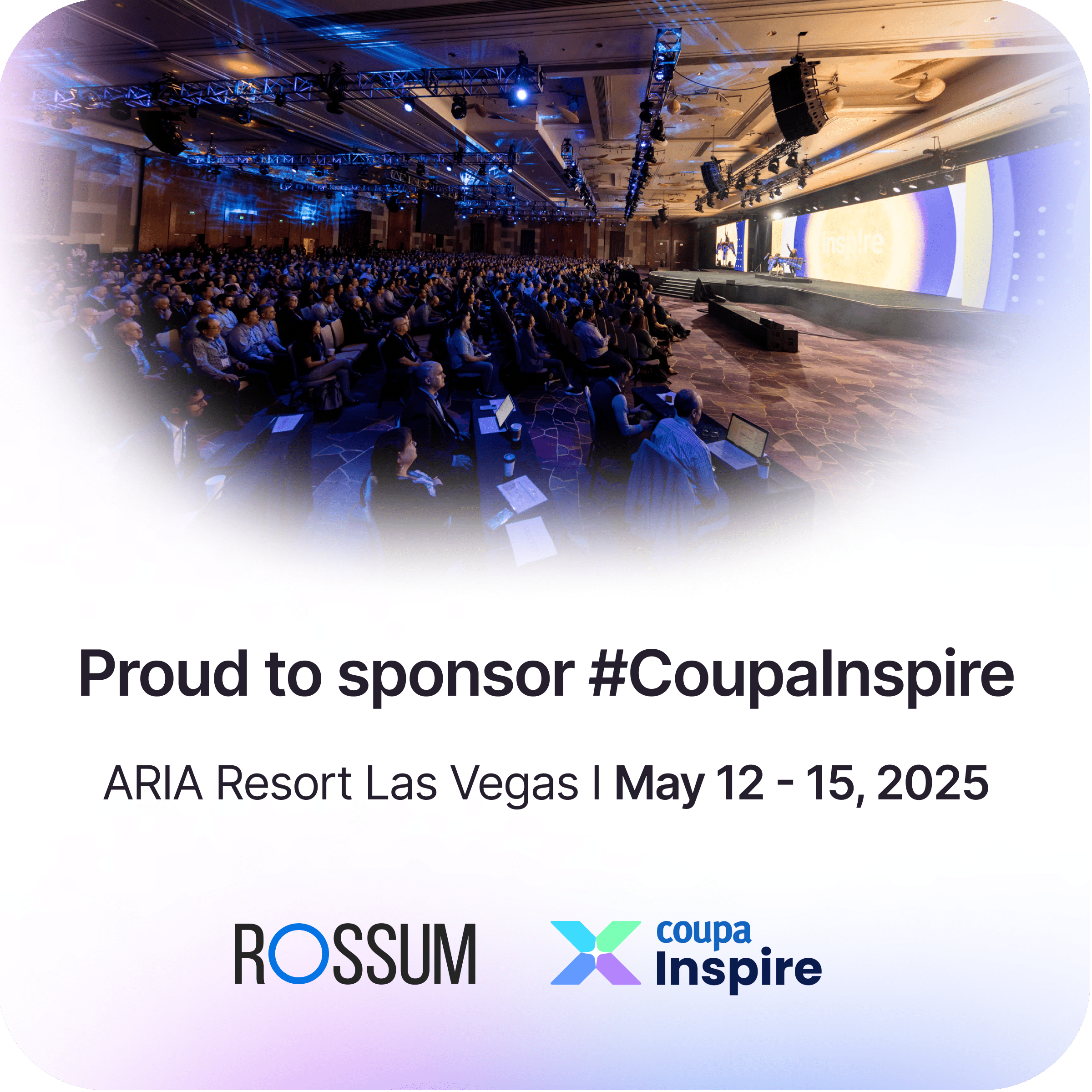 Rossum proud to sponsor Coupa Inspire 2025