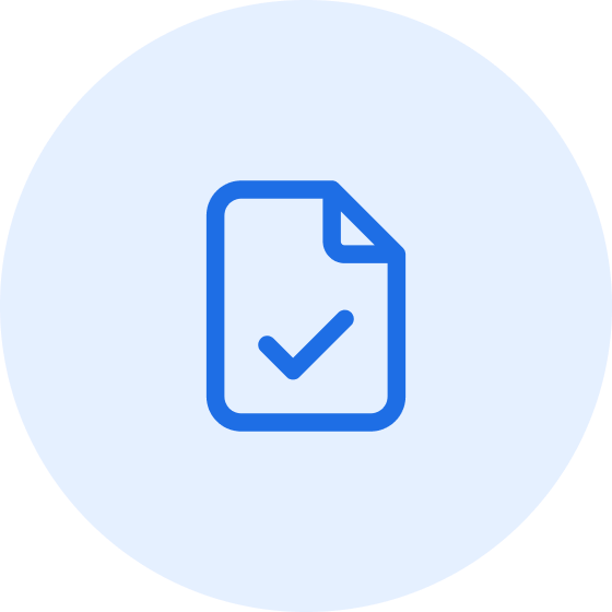 Receives documents